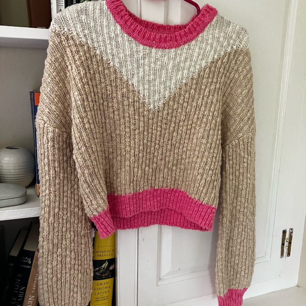 Lovers + Friends cropped sweater XS